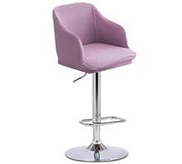Lot de 2 tabourets de bar modernes incurvés et pivotants avec dossier et accoudoirs - Chaises élégantes pour comptoir de cuisine et salle à manger avec housses durables - Assise confortable