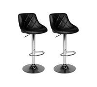 Lot De 2 Tabourets De Bar Noir Jasper Noir
