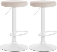lot de 2 tabourets de bar Ponte velours