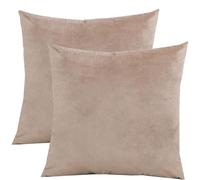 Lot de 2 Taie D'oreiller 50x50 Coton Polyester Couverture Oreiller 60x60 Taie Oreiller en Velours Côtelé 55x55 Housse Coussin Canapé Housse de Coussin 40x40 Rectangle Throw Pillow Covers(Color:Q,Size: