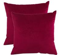 Lot de 2 Taie D'oreiller 50x50 Coton Polyester Couverture Oreiller 60x60 Taie Oreiller en Velours Côtelé 55x55 Housse Coussin Canapé Housse de Coussin 40x40 Rectangle Throw Pillow Covers(Color:W,Size: