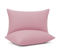 Lot de 2 Taies d'oreiller 40x70cm avec Fermeture Éclair, Housses de Coussin 100% Microfibre Douce et Respirante - Lila