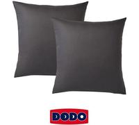 Lot de 2 taies d'oreiller carrées DODO - 65x65 cm - Blanc
