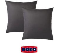 Lot de 2 taies d'oreiller carrées DODO - 65x65 cm - Blanc