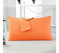 Lot de 2 taies d'oreiller en coton - 14-50 x 90 cm