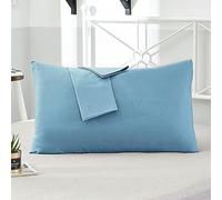 Lot de 2 taies d'oreiller en coton - 15-50 x 90 cm