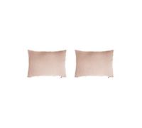 Lot de 2 taies d'oreillers Double Gaze de Coton Rose 50x70 cm