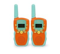Legami – Talkies-walkies WT0001 – Lot de 2, 8 canaux, portée 3–5 km, volume réglable – Orange