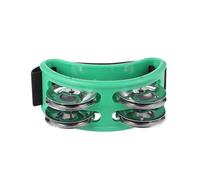 Lot de 2 tambourins à pied for enfants, instrument percussion for l'éducation musicale, le développement du rythme et les performances scéniques Pour Accompagnement