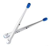 Lot de 2 tambours électroniques avec sensibilité réglable, pour la pratique du rythme, argent pour débutants et professionnels