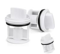 Lot de 2 tamis à peluches iq700 compatibles avec B osch Si Con Neff pour machine à laver et sèche-linge 00647920 647920 00605010 605010 00602008 Blanc