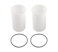 Lot de 2 tamis d'aspiration avec joint torique pour pompes SPS25 SPS50 SPS75 SPS100 / pré-filtre ABS / Tamis de rechange 130 mm de hauteur