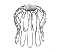 Lot de 2 tamis de protection de gouttière 87 à 100 mm en fil de fer zinc conçu pour une installation facile et la prévention des débris en extérieur