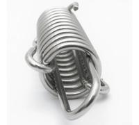 Lot de 2 tampons à ressort d'amarrage en acier inoxydable 316, résistant pour bateau, compatible avec le matériel de yacht et de bateau