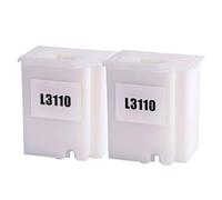 Lot de 2 tampons absorbeurs de réservoir d'encre compatibles avec EcoTank ET-2710 ET-2711 ET-2712 ET-2714 ET-2715 ET-2720 ET-2721 ET-2726 ET-2800 ET-2810 ET-2803 ET-2803 20 ET- Imprimante 2880 ET-4700