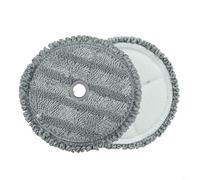 Lot de 2 tampons de nettoyage en microfibre lavables en machine pour Bosch pour Unlimited 7 ProHygienic BCS71HYG1 et systèmes de nettoyage des sols