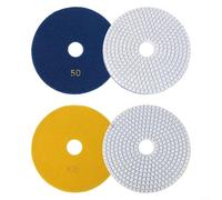 Lot de 2 tampons de polissage de 15,2 cm pour restauration de pierre, avec options de grain 30# et 100#, pour un polissage efficace (grain 50+ grain 100)