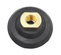 Lot de 2 tampons de polissage diamantés - 80 mm/100 mm/125 mm, filetage M14 et 5/8-11 for disques de meulage - Caoutchouc durable(Rubber,100mm M14)