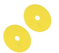 Lot de 2 tampons de polissage flexibles de 15,2 cm pour la restauration de la pierre pour granit, marbre et calcaire (grain 100)