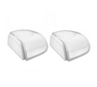 Lot de 2 tampons de porte en acrylique transparent avec méthode d'installation fiable