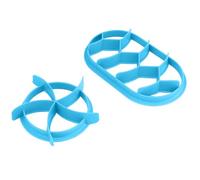 Lot de 2 tampons de presse à - Outil de découpe professionnel pour petits - Machine à motif d'étoile traditionnelle - Accessoire de cuisine DIY - Décoration manuelle de petits - Pour