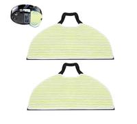 Lot de 2 tampons de rechange compatibles avec Shark RV2410WD/RV2610WD/RV2610WA, tampons de nettoyage doux pour aspirateur de fenêtre, accessoires pour la maison et le salon (jaune)