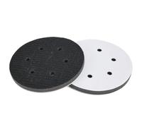 Lot de 2 tampons d'interface en éponge douce à 6 trous pour ponceuse orbitale, coussin en mousse auto-agrippante pour accessoires d'outils électriques, 150 mm