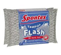 Lot de 2 tampons Flash - grattants sans rayures