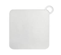 Lot de 2 tapis anti-odeur en silicone pour canalisation de sol, couvercle de vidange de douche, couvercle désodorisant anti-odeur en PVC pour baignoire, salle de bain et évier de cuisine (translucide,