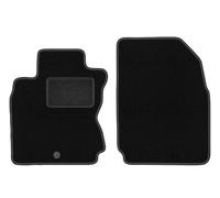 Lot de 2 Tapis Avant Moquette sur Mesure pour Nissan Note I E11 2006-2012 | pour monospace ; moquette dense (polypropylène), env. 6,5 mm ; antidérapant, fixations rondes (type RN)