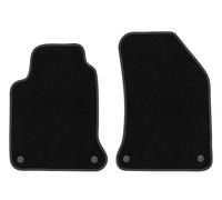 Lot de 2 Tapis Avant Moquette sur Mesure pour Renault Laguna II 2001-2007 | pour break/berline à hayon ; moquette fine (polypropylène), env. 4 mm ; antidérapant, fixations rondes (type RN)