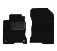 Lot de 2 Tapis Avant Moquette sur Mesure pour Renault Laguna III 2007-2015 | pour coupé ; moquette dense (polypropylène), env. 6,5 mm ; antidérapant, fixations rondes (type RN)