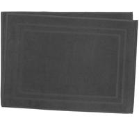 Lot de 2 Tapis de Bain 50 x 70 cm - 100% Coton - 700 GR/m2 - Anthracite