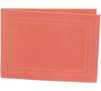Lot de 2 Tapis de Bain 50 x 70 cm - 100% Coton - 700 GR/m2 - Corail