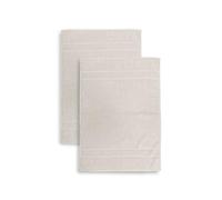 Lot de 2 Tapis de Bain en Mousse, 50 x 70 cm, Absorbant, 650 g/m², Lavable en Machine, séchage Rapide, Couleur crème
