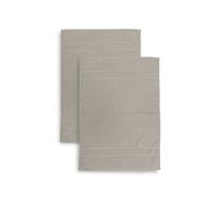 Lot de 2 Tapis de Bain en Mousse, 50 x 70 cm, Absorbant, 650 g/m², Lavable en Machine, séchage Rapide, Couleur Taupe