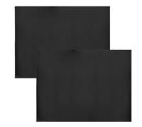 Lot de 2 tapis de barbecue, 40, 6 x 50, 8 cm, tapis barbecue antiadhésif résistant à la chaleur, feuilles gril lavables et réutilisables pour, gaz, charbon bois ou grils électriques
