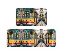 Lot de 2 tapis de cuisine antidérapants pour évier et buanderie