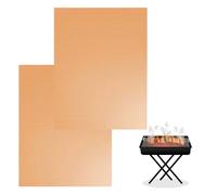 Lot de 2 tapis de cuisson pour le fond du four électrique, tapis de four pour le fond du four | Plaques de cuisson robustes, grandes et épaisses, accessoires de four, film de protection contre les