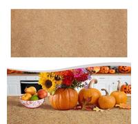 Lot de 2 tapis de paysage de village d'Halloween pour l'automne et les décorations saisonnières, avec construction rustique en fibre de coco pour plus de durabilité