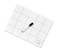 Lot de 2 tapis de projet magnétique - 30 x 25 cm - Tapis de pièces magnétiques antidérapant | Tapis de travail magnétique réinscriptible, projet magnétique texturé lisse, équipes et pièces pour