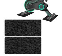 Lot De 2 Tapis De Protection De Sol Fitness, Tapis pour Tapis De Course Anti Bruit, Tapis De Vélo Antidérapant Double Face pour Tapis De Course/Tapis De Marche/Banc De Musculation(28 * 70 * 0.6CM)