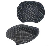 Lot de 2 tapis de protection en polyuréthane pour coffre de moto SHAD SH29 23/36 - Ajustement personnalisé - Noir - Protection intérieure antidérapante