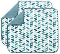 Lot de 2 tapis de séchage en microfibre super absorbants pour comptoir de cuisine 40 x 46 cm