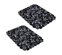 Lot de 2 tapis de séchage pour évier de cuisine - Plaques de drainage - Accessoires - Housse de protection souple - 40,6 x 30,5 cm - Tapis de séchage pour comptoir de cuisine