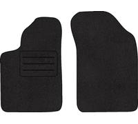 Lot de 2 tapis de sol avant en velours noir Lux pour Renault Clio II (1998-2005)