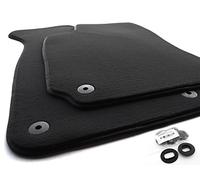 Lot de 2 Tapis de Sol en Velours pour Passat 3B 3BG B5 avec Fixation Ovale
