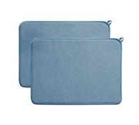 Lot De 2 Tapis D'égouttoir À Vaisselle For Comptoir De Cuisine, Tampon Séchage Absorbant En Microfibre,for Comptoirs, Éviers, Égouttoirs, Ustensiles Vaisselle, Dessus De Table À Couverts(D,30x40cm)