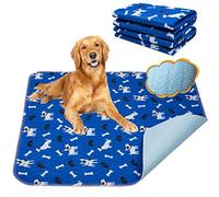 Lot de 2 Tapis Educateur Chien Ultra Absorbant 90× 80CM, Alèse Lavable de Grande Taille pour Chien Chat, Tapis Apprentissage Antiderapant Economique Parfait pour Remplacer Alèses Jetable