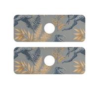 Lot de 2 tapis en pierre sèche de diatomée pour évier de cuisine à séchage rapide pour comptoir de cuisine - Protection anti-éclaboussures et protections - 37,3 x 13,7 cm - Shores Ceratosaurus Blu Ray